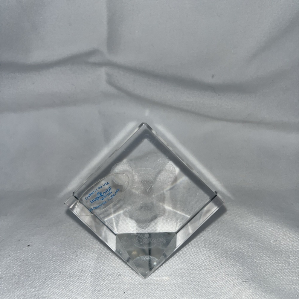 Jaffa Image Crystal Block W/3D Disney‎ Mickey Mouse Inner Image